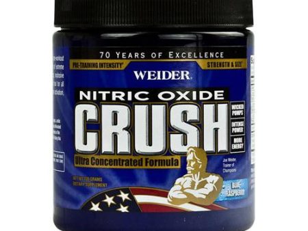 Weider Global Nutrition Crush Pre Workout - Blue Raspberry - 330 Grams Online now