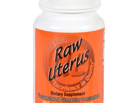 Ultra Glandulars Uterus - Raw - 60 Tablets For Sale