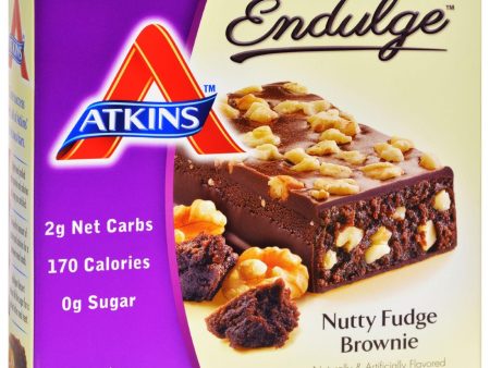 Atkins Endulge Bar Nutty Fudge Brownie - 5 Bars Fashion