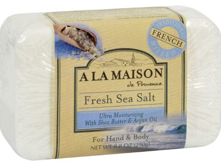 A La Maison Bar Soap - Fresh Sea Salt - 8.8 Oz on Sale