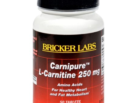 Bricker Labs Carnipure L-carnitine - 250 Mg - 50 Tablets Online