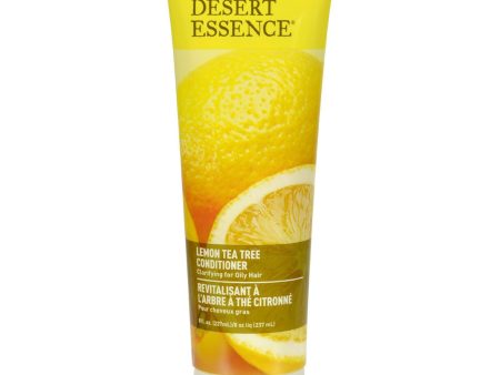 Desert Essence Conditioner Lemon Tea Tree - 8 Fl Oz For Sale