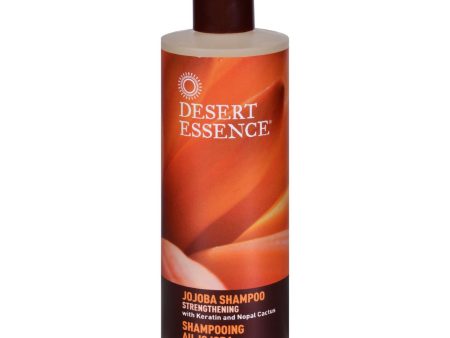 Desert Essence Jojoba Shampoo Strengthening With Keratin And Prickly Pear - 12.9 Fl Oz Online Hot Sale