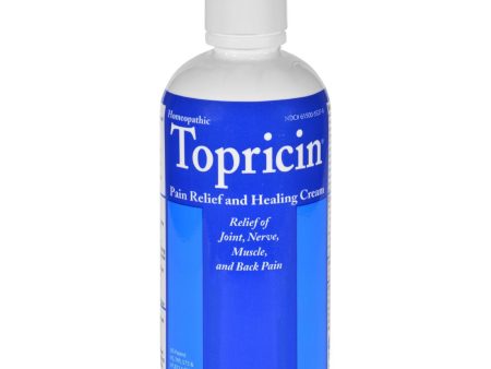 Topricin Anti-inflammatory Pain Relief And Healing Cream - 8 Oz For Sale