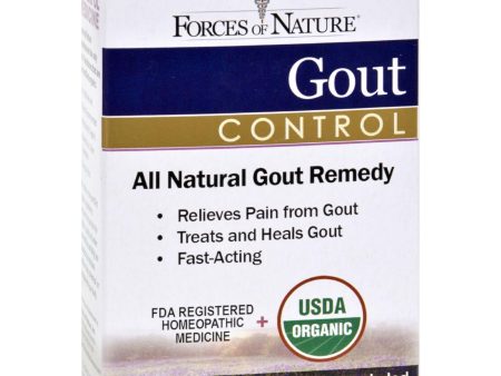 Forces Of Nature Organic Gout Control - 11 Ml For Discount