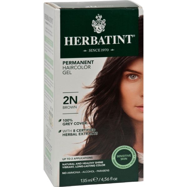 Herbatint Permanent Herbal Haircolour Gel 2n Brown - 135 Ml For Cheap