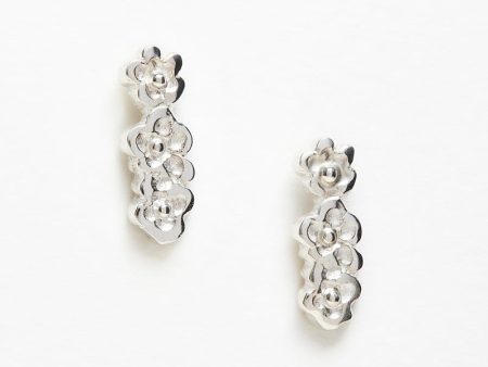 Forget Me Not Trio Studs on Sale