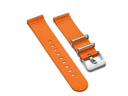 NATO strap with pin buckle, Orange For Cheap