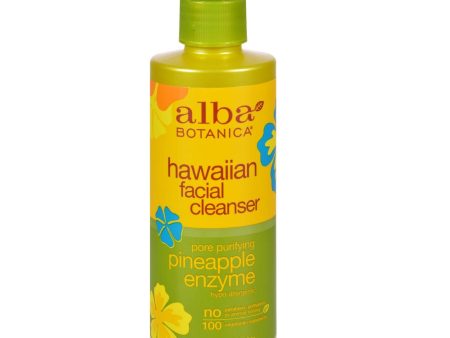 Alba Botanica Enzyme Facial Cleanser Pineapple - 8 Fl Oz For Sale