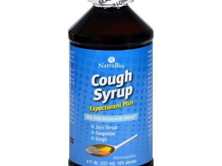 Natrabio Cough Syrup Expectorant Plus - 8 Fl Oz Supply