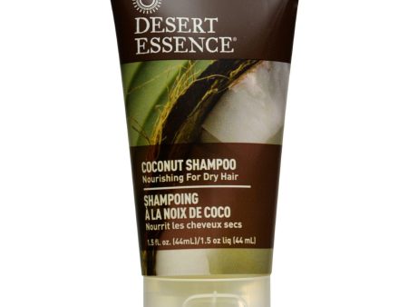 Desert Essence Shampoo - Nourishing - Coconut - Trvl - 1.5 Fl Oz - 1 Case Discount