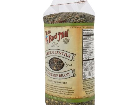 Bob s Red Mill Petite French Green Lentils - 24 Oz - Case Of 4 Hot on Sale