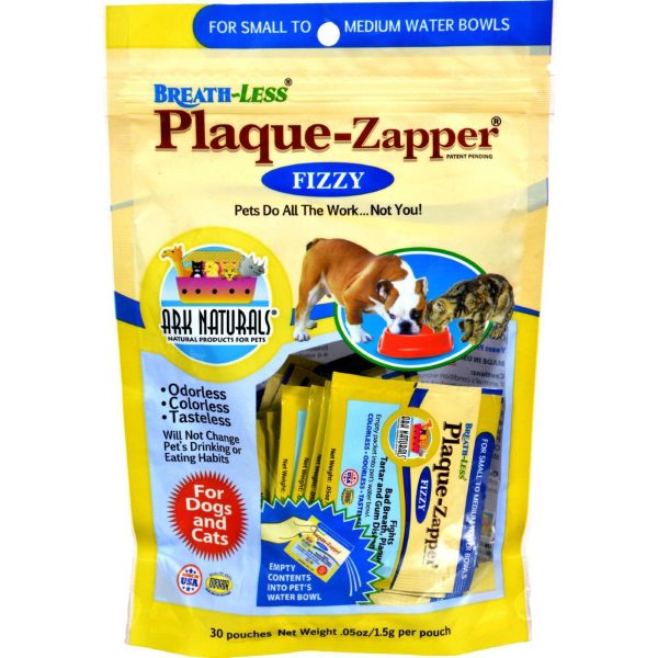 Ark Naturals Breath-less Plaque-zapper - Fizzy - Small To Medium Pets - 30 Count on Sale