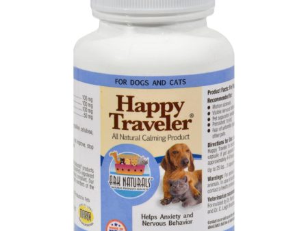 Ark Naturals Happy Traveler For Dogs And Cats - 30 Capsules For Discount