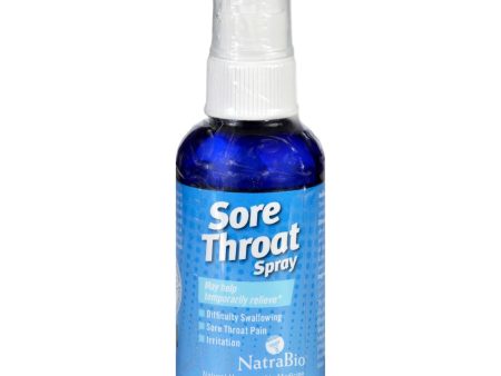 Natra-bio Sore Throat Pain Relief - 4 Oz Fashion