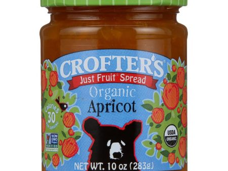 Crofters Fruit Spread - Organic - Just Fruit - Apricot - 10 Oz - Case Of 6 For Discount