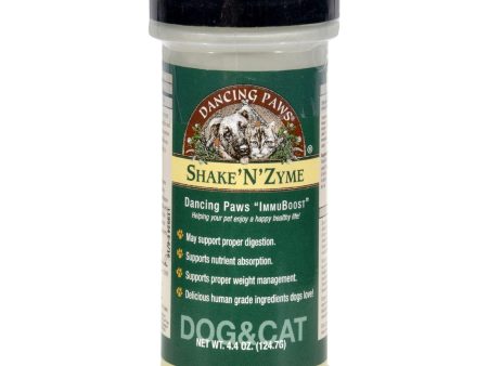 Dancing Paws Shake n zyme For Cats And Dogs - 4.4 Oz Hot on Sale