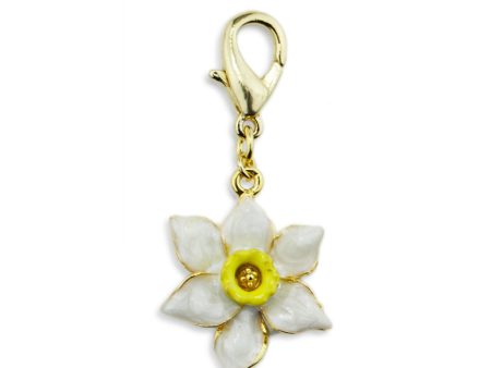 Jonquil Gold Tone Drop charm on Sale