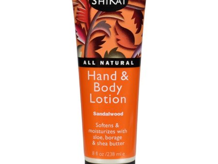 Shikai All Natural Hand And Body Lotion Sandlewood - 8 Fl Oz Sale