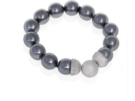 Gray 14mm Caviar Magnetic Attractions™ Bracelet For Cheap