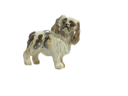 Black White Brown King Charles Adorable Pooch Pin Discount