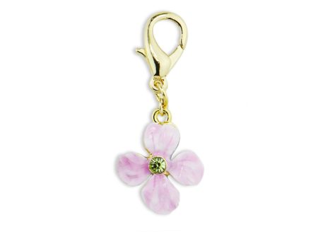 Wallflower Gold Tone Drop Charm Cheap