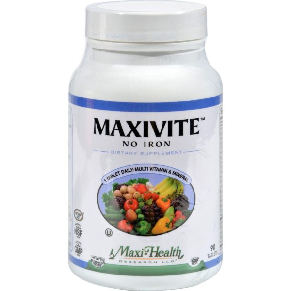 Maxi Health Maxivite One A Day - 90 Tablets Supply