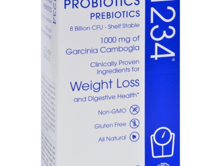 Creative Bioscience Probiotics 1234 - Prebiotics - 60 Vegetarian Capsules Hot on Sale