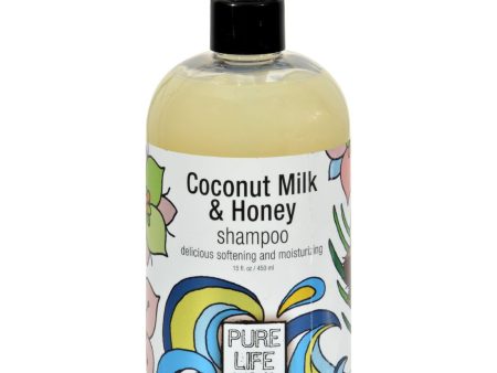 Pure Life Soap Shampoo - Coconut Milk And Honey - 15 Fl Oz Cheap