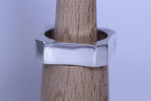 Large Concave Square Ring For Cheap