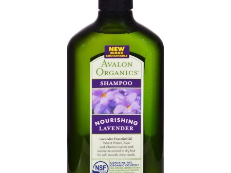 Avalon Organics Nourishing Shampoo Lavender - 11 Fl Oz For Sale