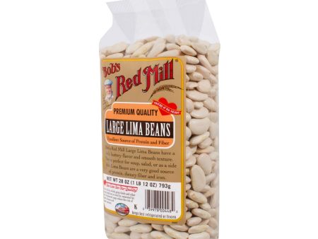 Bob s Red Mill Large Lima Beans - 28 Oz - Case Of 4 For Discount