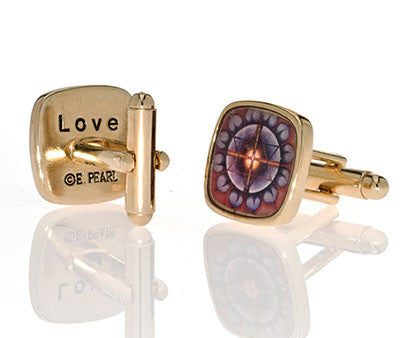 Chakra Love Cuff Links Fashion