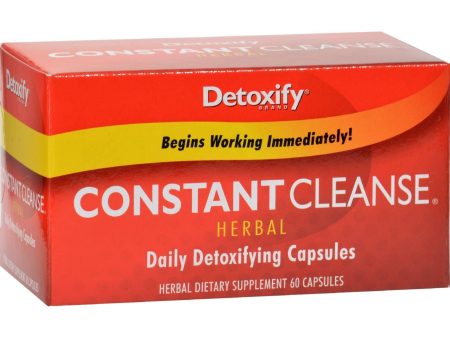 Detoxify One Source Constant Cleanse - 60 Caps Discount