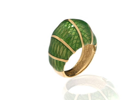 Snakeskin Green Ring Cheap