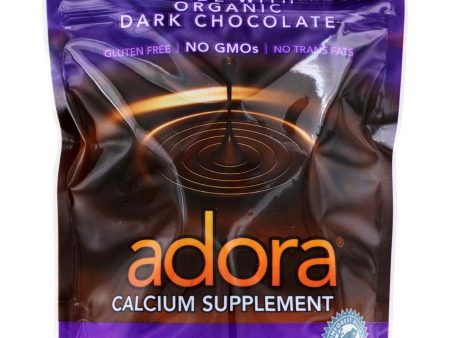 Adora Calcium Supplement Disk - Organic - Dark Chocolate - 30 Ct - 1 Case Online