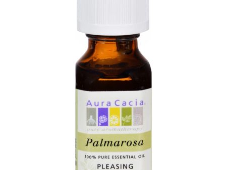 Aura Cacia Pure Essential Oil Palmarosa - 0.5 Fl Oz Supply