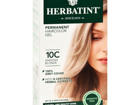 Herbatint Haircolor Kit Ash Swedish Blonde 10c - 1 Kit on Sale