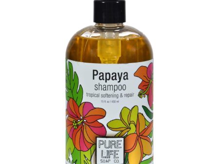 Pure Life Shampoo Papaya - 14.9 Fl Oz For Cheap