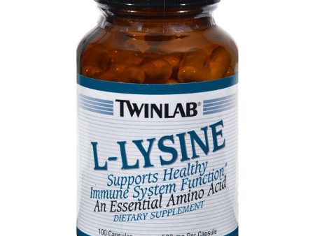 Twinlab L-lysine - 500 Mg - 100 Capsules Online Sale