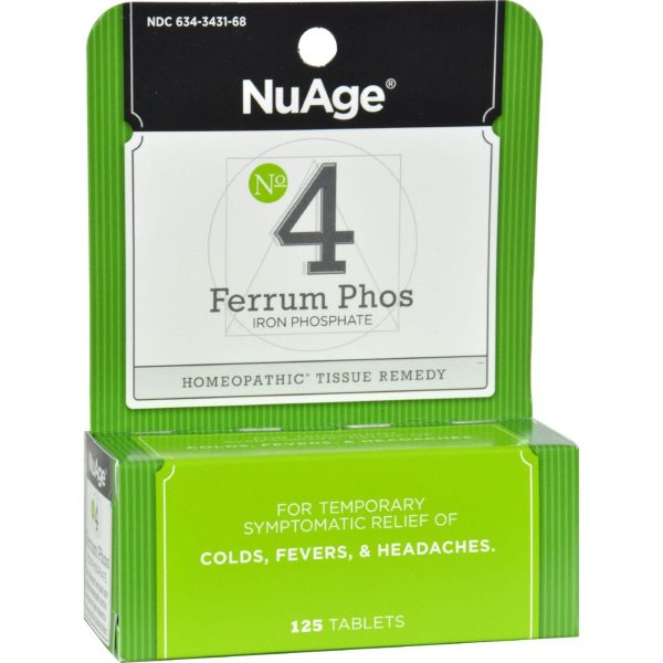 Hyland s Nuage No.4 Ferrum Phos - 125 Tablets Online Hot Sale