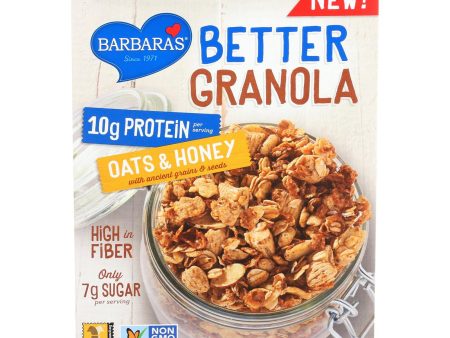 Barbara s Bakery Better Granola - Oats And Honey - Case Of 12 - 10 Oz. Online Sale