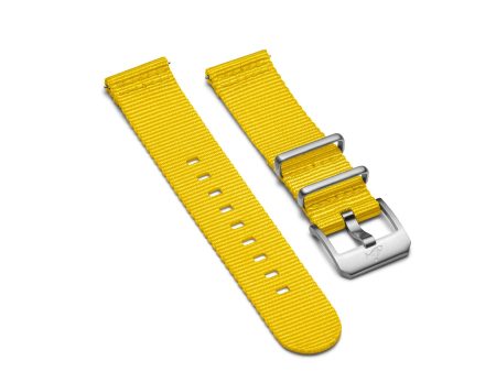 NATO strap with pin buckle, Yellow Online now