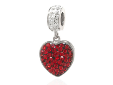 ME ME™ Crystal Heart Drop Charm Fashion