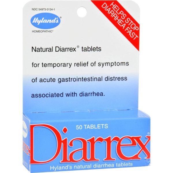 Hylands Homeopathic Diarrex Tablets - 50 Tablets For Sale