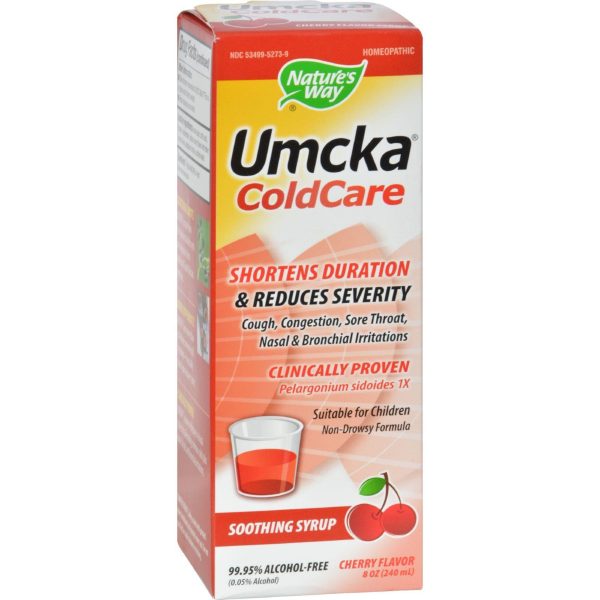 Nature s Way Umcka Coldcare Syrup Cherry - 8 Fl Oz For Discount