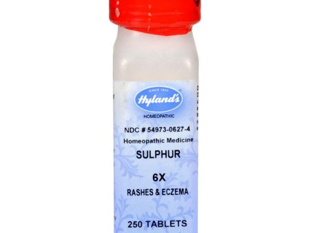 Hyland s Sulpher 6x - 250 Tablets on Sale