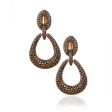 Berry Gold Tone Tear Drop Earrings Online Hot Sale