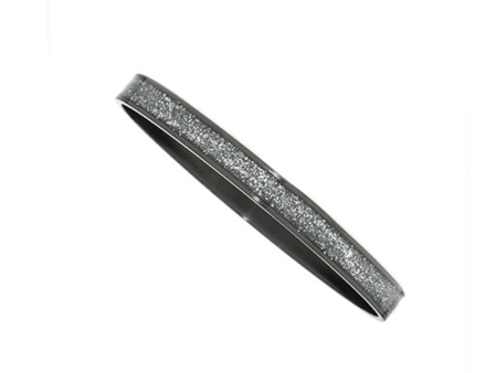 Hematite Stardust Thin Bangle on Sale