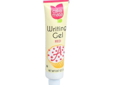 Cake Mate Decorating Gel - Red - .67 Oz - Case Of 6 For Sale